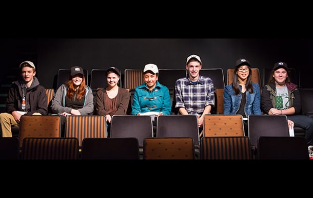 Madeleine Le (second from right) is one of several young playwrights that will be featured at the 2015 Young Playwrights Festival at ACT Theatre from March 5 to March 7. • Courtesy Photo