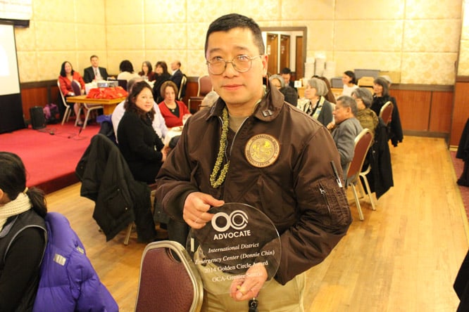 International District Emergency Center director Donnie Chin was recently honored by OCA-Greater Seattle with a Golden Circle Award. Chin was shot and killed in the ID on July 23, 2015. ⢠Photo by Han Eckelberg